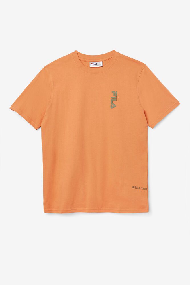 Fila T-Shirt Mens Orange Deckhand - Ireland 54871-FEVW